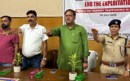 मानव तस्करी के विरुद्ध सामाजिक चेतना जरूरी:  विकास शर्मा