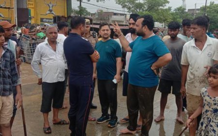 बाजपुर के लेवड़ा नदी क्षेत्र में जलभराव, प्रशासन ने भोजन एवं सहायता कार्य तत्काल शुरू किए।*