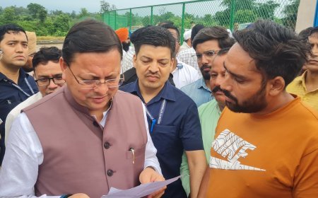 माननीय मुख्यमंत्री पुष्कर सिंह धामी खटीमा पहुंचे।