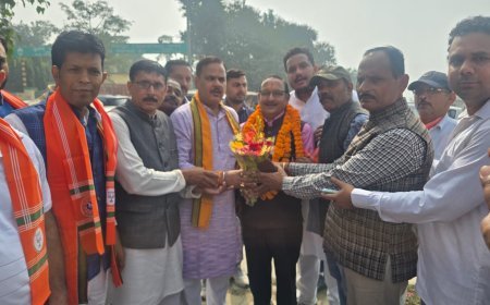 भाजपा किसान मोर्चा के प्रदेश अध्यक्ष महेंद्र सिंह नेगी जी का रुद्रपुर में भव्य स्वागत