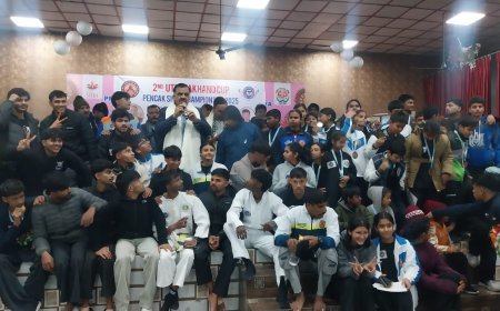 जवाहर नवोदय विद्यालय,  में द्वितीय उत्तराखंड कप पेंचक सिलाट चौंपियनशिप का समापन समारोह आयोजित किया गया।