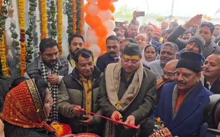 मुख्यमंत्री पुष्कर सिंह धामी ने मकर संक्रांति के दिन खटीमा में 33 करोड़ 36 लाख 49 हजार के नौ विकास कार्यों का लोकार्पण व शिलान्यास किया।*