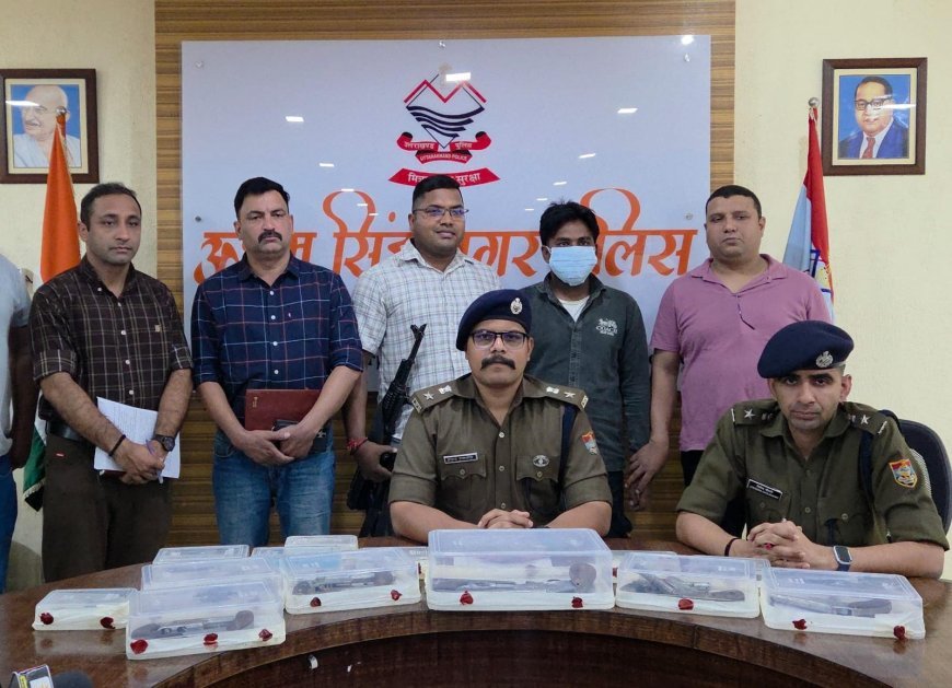 रुद्रपुर का प्रमुख असलाह सप्लायर बंटी कोली मोदी मैदान के पास पुलिस मुठभेड़ में गिरफ्तार