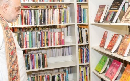 नई दिल्ली में सार्वजनिक पुस्तकालय का लोकार्पण:अमित शाह बोले- देश का भविष्य उद्योग-बाजार से नहीं, लाइब्रेरी में जुटने वाले युवाओं की भीड़ से तय होता है