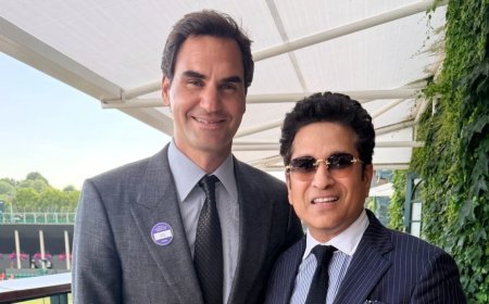 Wimbledon में सितारों का जमावड़ा: Sachin Tendulkar और Roger Federer की दोस्ती ने जीता सबका दिल