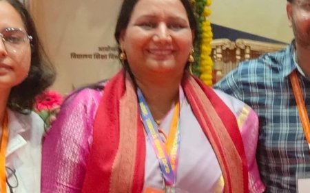 झज्जर की टीचर बबीता अहलावत को मिला राज्य शिक्षक पुरस्कार:7 लाख रुपए जुटाकर बदली स्कूल की तस्वीर, 28 साल से शिक्षा के क्षेत्र में दे रहीं सेवाएं