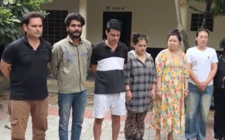 जयपुर के रिसोर्ट में पुलिस की रेड,7 विदेशी युवतियां डिटेन:वीजा अवधि खत्म होने पर कार्रवाई; पार्टी कर रहे 3 स्थानीय युवक भी पकड़े