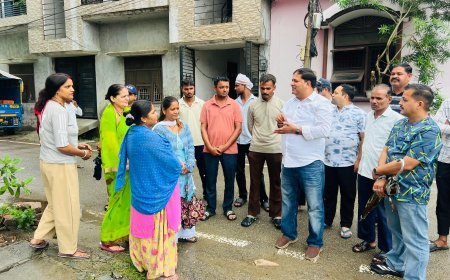 बारिश के बीच महापौर ने तीन पानी डैम और कल्याणी नदी क्षेत्र का किया निरीक्षण